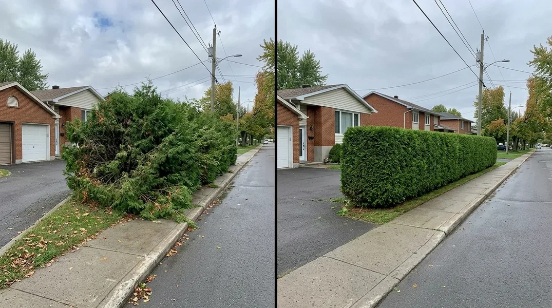 Résultat émondage à Terrebonne — Émondage Terrebonne