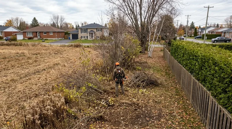 Déboisement de terrain Terrebonne